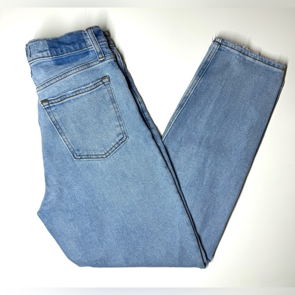 Abercrombie & Fitch The Mom High Rise Distressed Women's Jeans Size 27/4 R - Picture 8 of 10